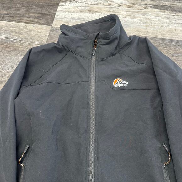 Lowe Alpine Black Womens M Soft Shell Zip‎ Pockets Fleece Lined Jacket Gorpcore - Picture 2 of 8